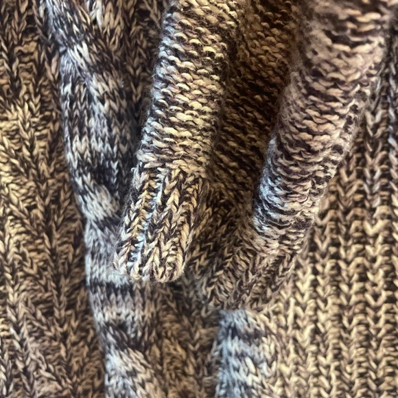 Sonoma Women's Marled Knit Sweater - Black and Cream- Cotton/Acrylic -XL - Picture 6 of 7